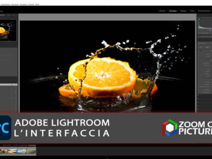 linterfaccia di lightroom - Creare un portfolio fotografico